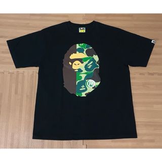 アベイシングエイプ(A BATHING APE)の★激レア★ APE 大猿 Tシャツ カレッジロゴ 2XL kaws シャーク(Tシャツ/カットソー(半袖/袖なし))