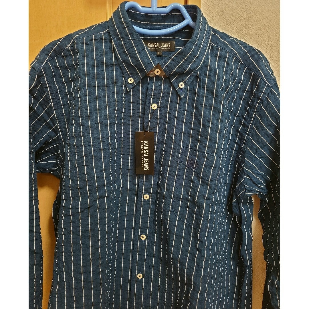 Kansai Yamamoto(カンサイヤマモト)のKANSAI JEANS 長袖　シャツ　未使用 メンズのトップス(シャツ)の商品写真