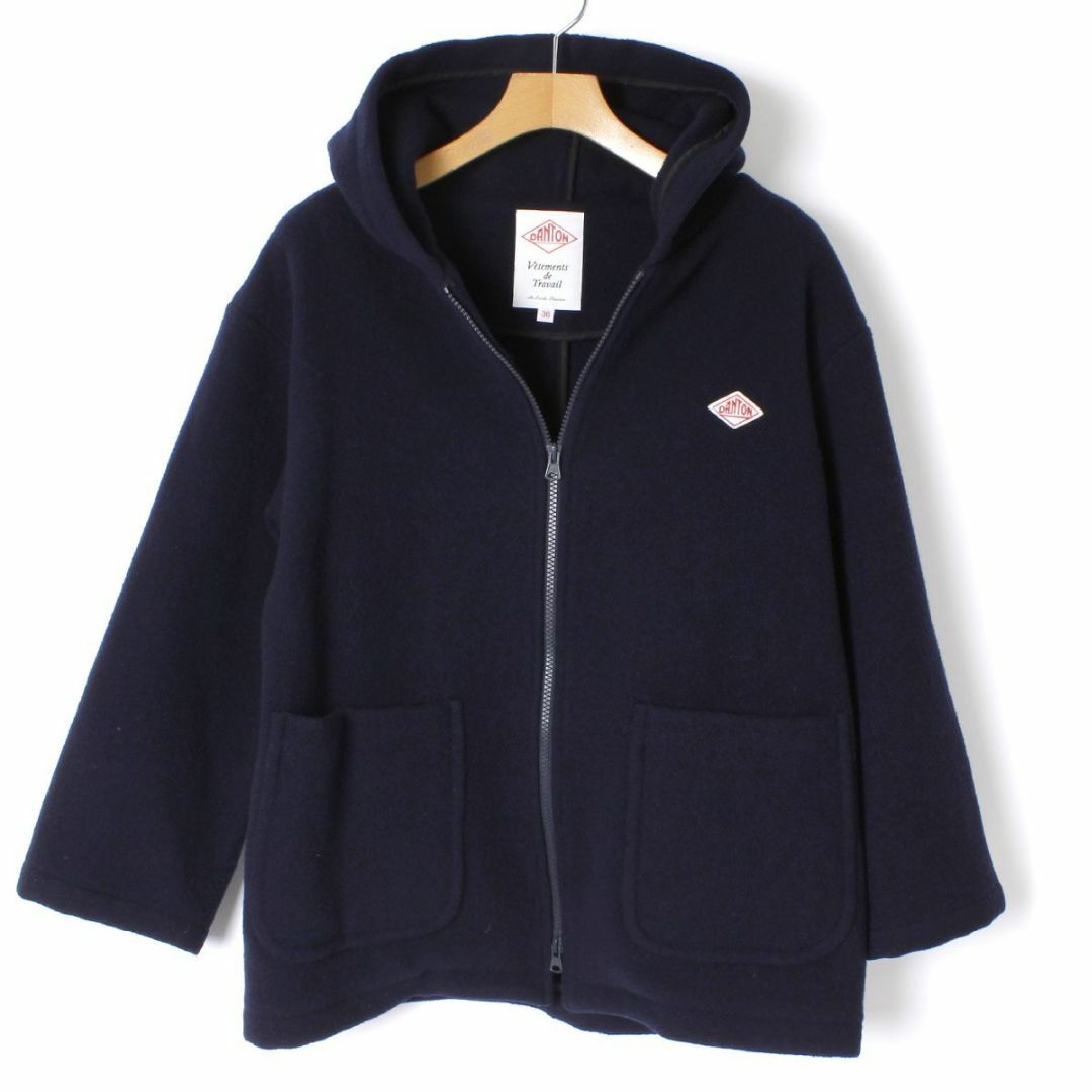 DANTON(ダントン)のDANTON ZIP HOODED JACKET ジップアップフードジャケット  レディースのジャケット/アウター(その他)の商品写真