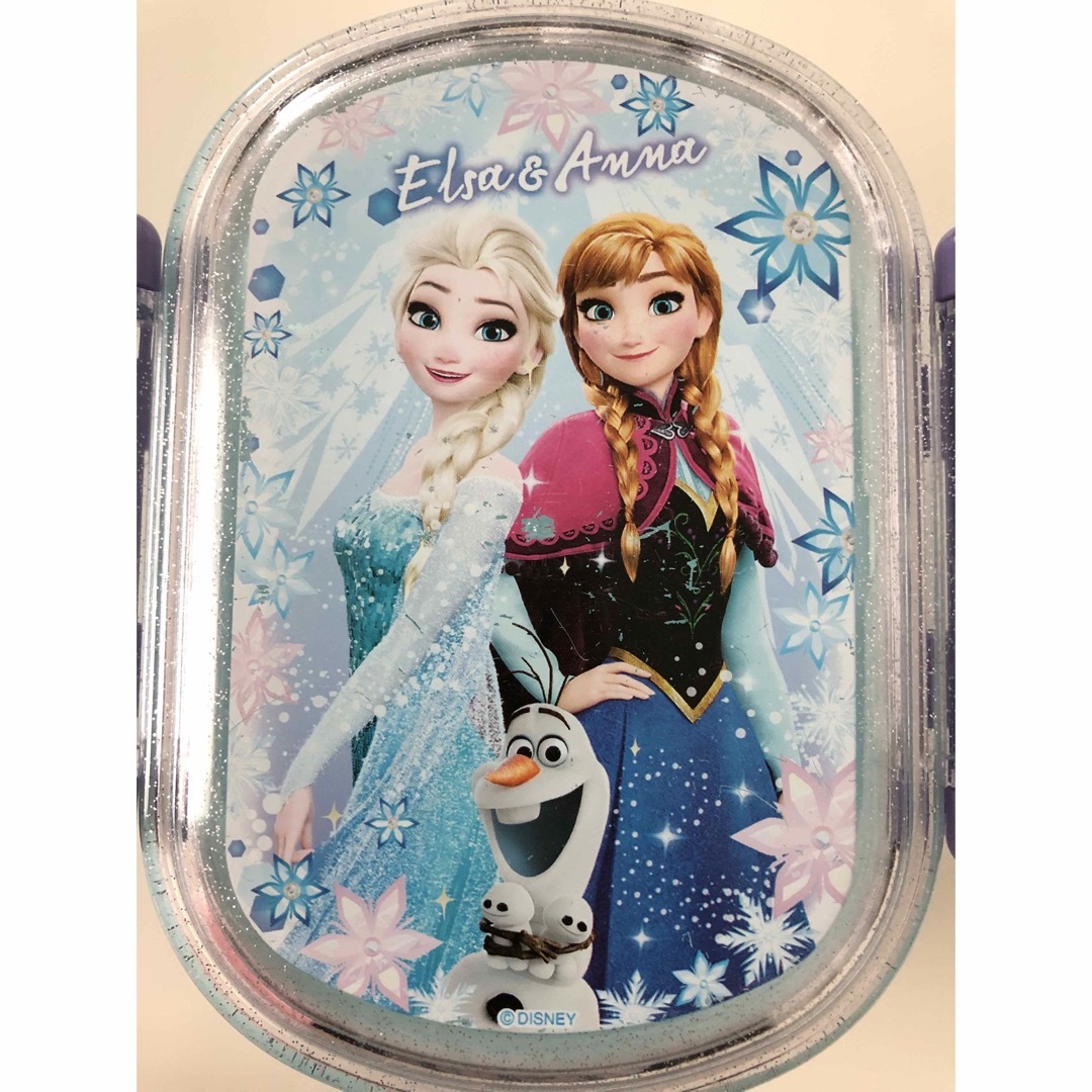 アナと雪の女王(アナトユキノジョオウ)のアナ雪　中古　お弁当箱4点セット　女の子 インテリア/住まい/日用品のキッチン/食器(弁当用品)の商品写真