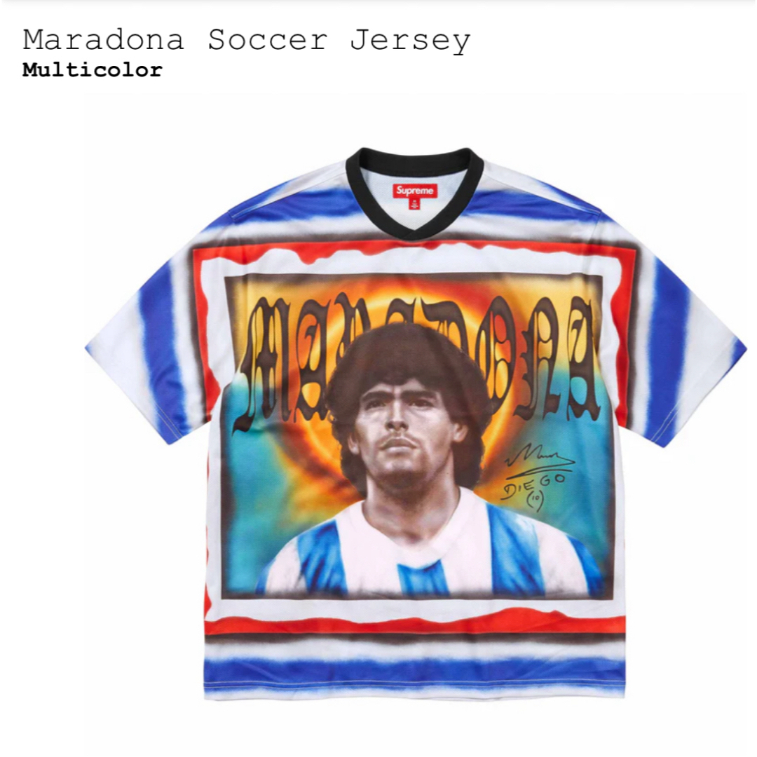 Supreme(シュプリーム)のSupreme Maradona Soccer Jersey xl メンズのトップス(ジャージ)の商品写真