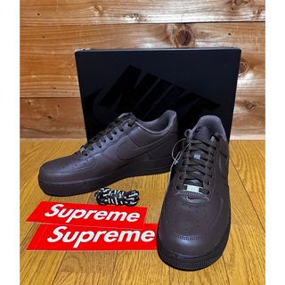 シュプリーム(Supreme)のNike×Supreme Air Force1 low brown28.5cm(スニーカー)