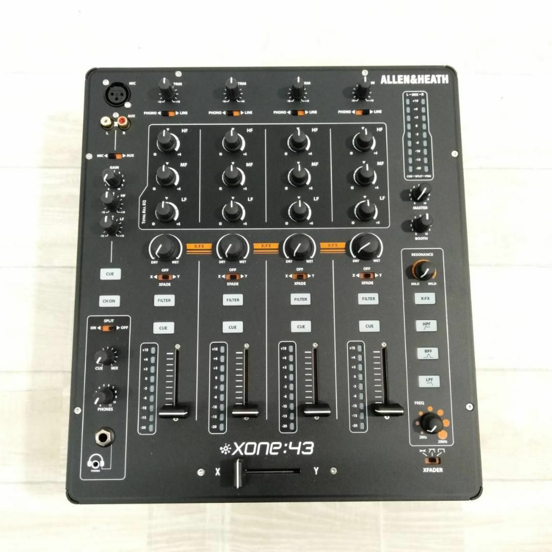 Allen & Heath XONE : 43 プロフェッショナル DJミキサー 楽器のDJ機器(DJミキサー)の商品写真