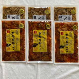 おかずがっこ 甘口 甘辛 3袋ずつ セット(漬物)