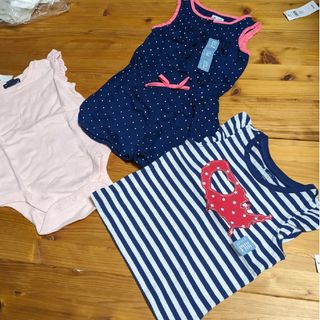 ベビーギャップ(babyGAP)の新品　babygap 3点セット90(Tシャツ/カットソー)