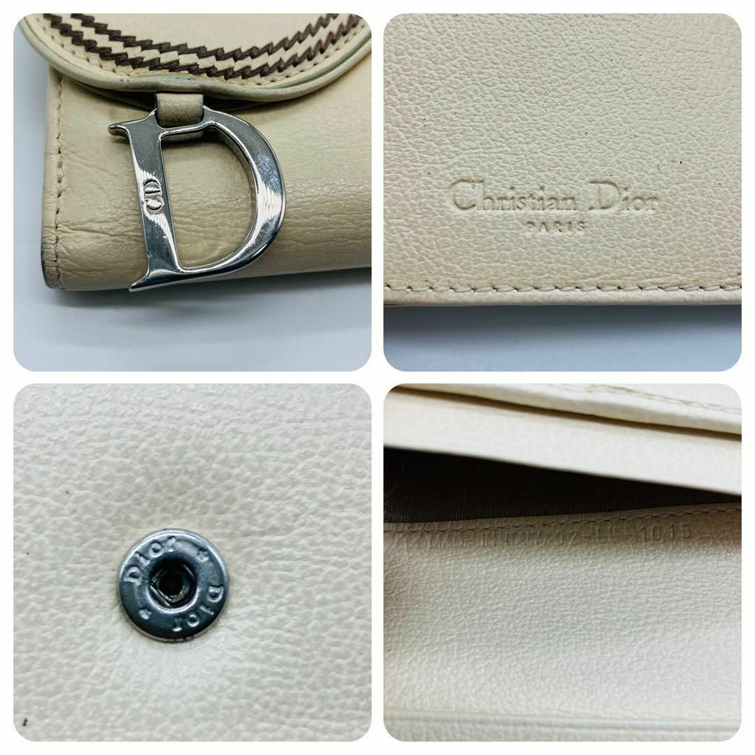 Christian Dior(クリスチャンディオール)のChristian Dior ディオール　サドル　長財布　ロングウォレット　金具 レディースのファッション小物(財布)の商品写真