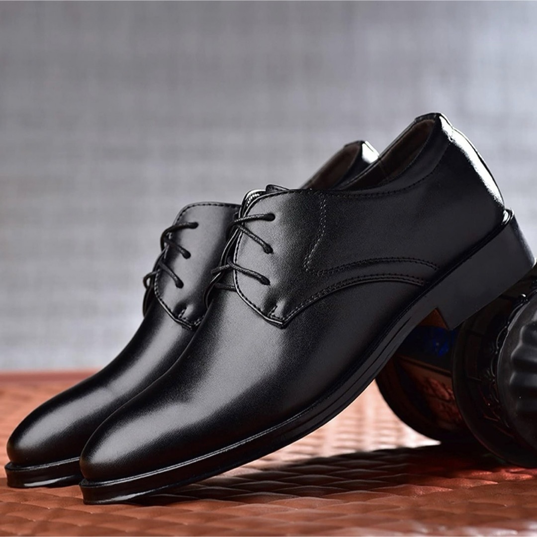 万能靴 仕事 フォーマルデザイン 通勤 防臭 防水 蒸れない 軽量 防滑 黒 メンズの靴/シューズ(その他)の商品写真