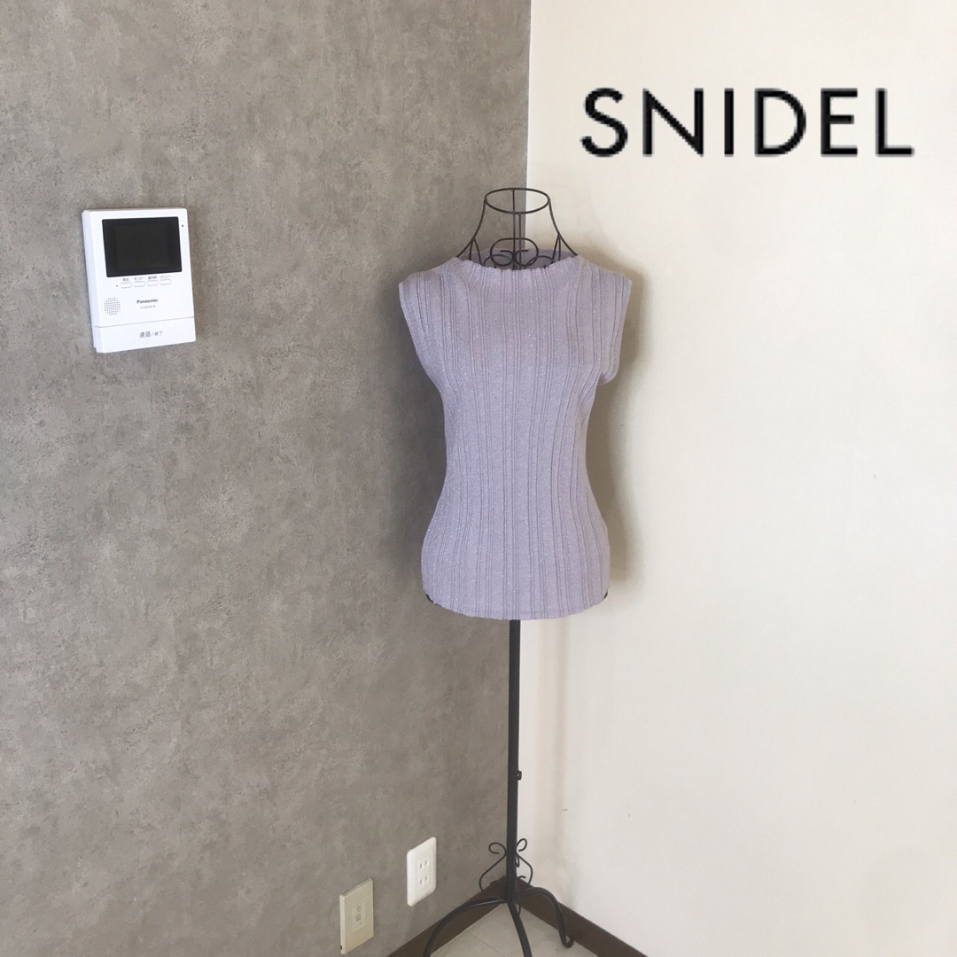 SNIDEL(スナイデル)のスナイデル♡1度着用　ラメカットソー レディースのトップス(カットソー(半袖/袖なし))の商品写真