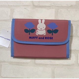 ミッフィー(miffy)のジャバラマルチポーチ ミッフィー  MIFFY and ROSE PK(パスケース/IDカードホルダー)