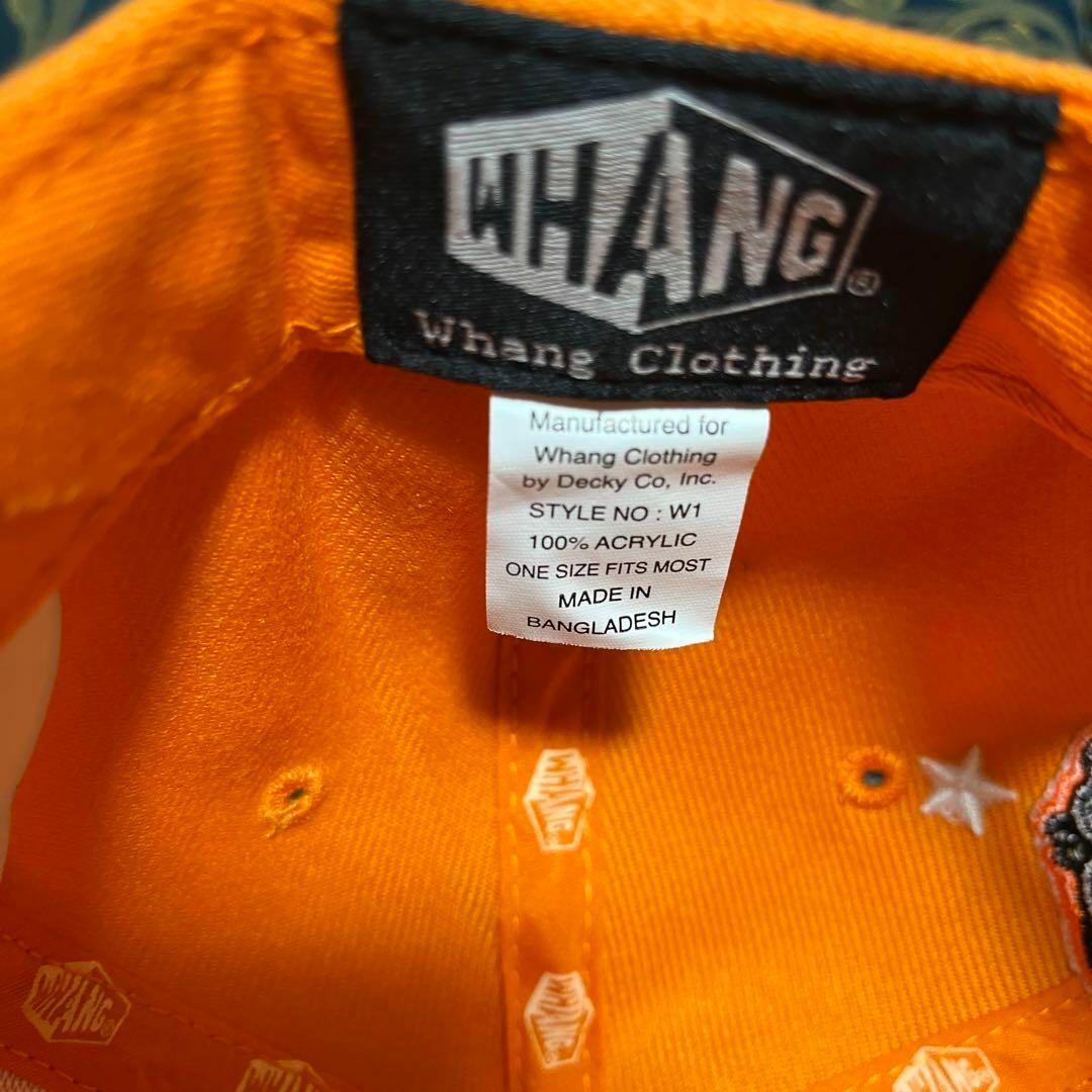 ◼️ CALIFORNIA REPUBLIC 立体刺繍  オレンジ メンズの帽子(キャップ)の商品写真