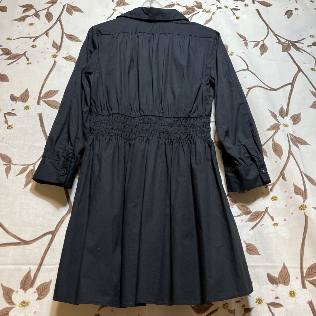 ZARA(ザラ)のZARA レディース　【M 】　黒　トップス　スタイリッシュ　チュニック　ワンピ レディースのトップス(チュニック)の商品写真