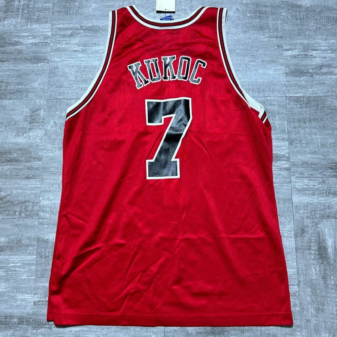 Champion(チャンピオン)のBULLS KUKOC トニー クーコッチ シカゴブルズ 7 ユニフォーム スポーツ/アウトドアのスポーツ/アウトドア その他(バスケットボール)の商品写真