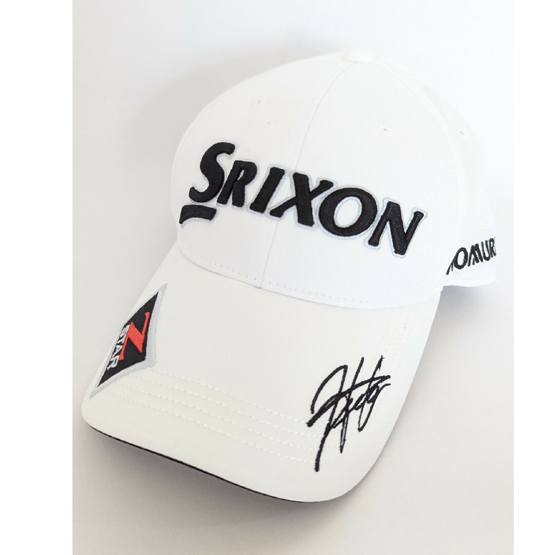 Srixon(スリクソン)の【美品】SRIXON　スリクソン 松山英樹 ゴルフキャップ フリーサイズ サイン メンズの帽子(キャップ)の商品写真