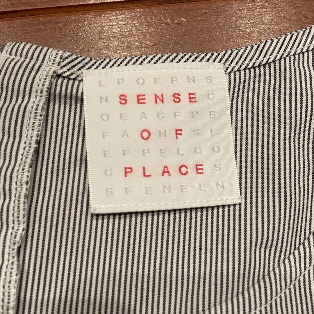 SENSE OF PLACE by URBAN RESEARCH(センスオブプレイスバイアーバンリサーチ)の美品☆センスオブプレイス SENSE OF PLACE ノースリーブ　カットソー レディースのトップス(カットソー(半袖/袖なし))の商品写真