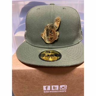 ニューエラー(NEW ERA)のニューエラ59fifty インディアンス　ワフー酋長　キャップ(キャップ)