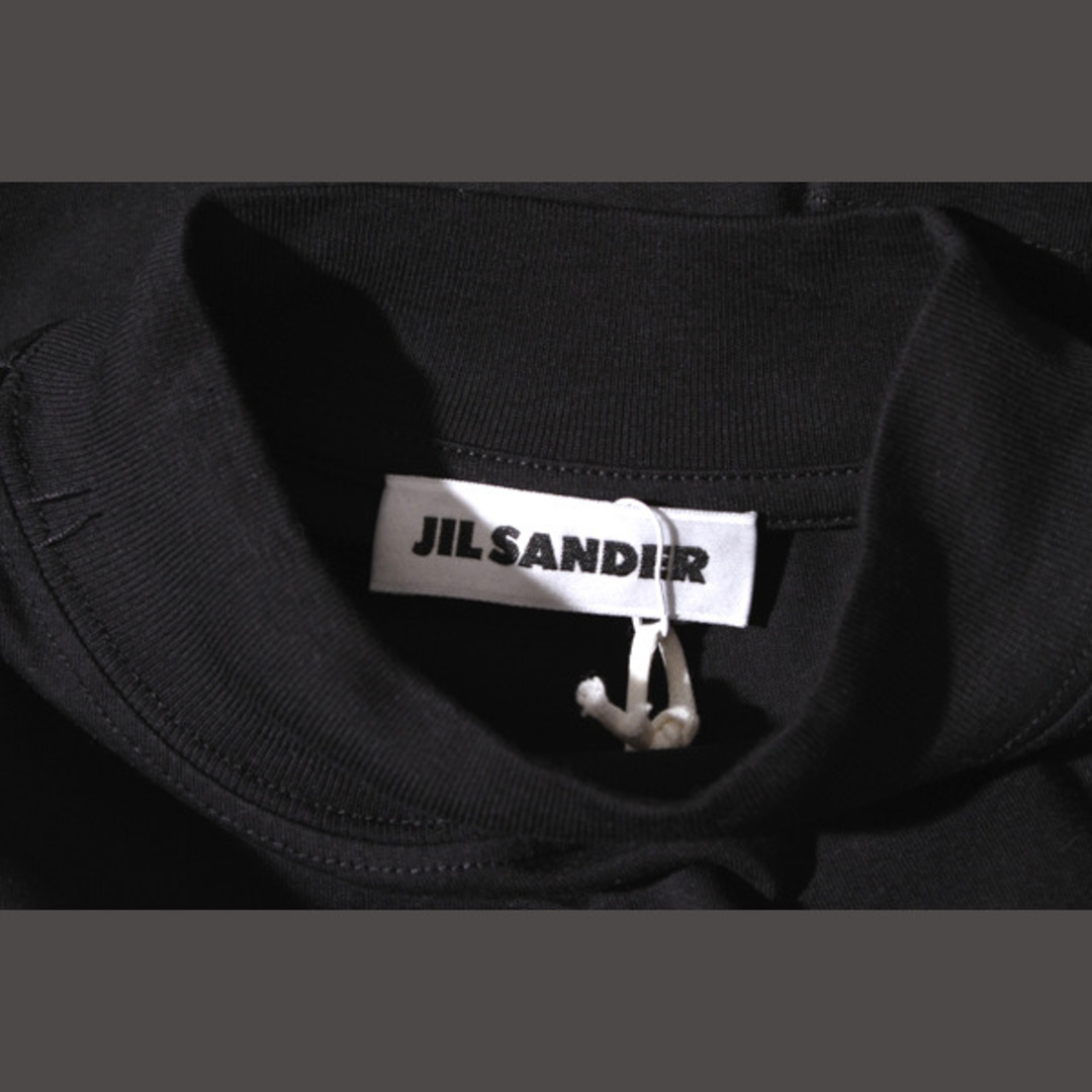 Jil Sander(ジルサンダー)の未使用品 24SS ジルサンダー SIZE:S モックネックカットソー ブラック メンズのトップス(Tシャツ/カットソー(半袖/袖なし))の商品写真