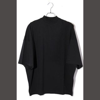 未使用品 24SS ジルサンダー SIZE:S モックネックカットソー ブラック