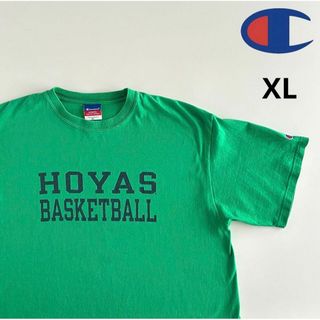 チャンピオン(Champion)のchampion チャンピオン カレッジロゴ 二段 グリーン XL Tシャツ(Tシャツ/カットソー(半袖/袖なし))