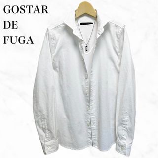 ゴスタールジフー(GOSTAR DE FUGA)のGOSTAR DE FUGA 白シャツ　ホワイトシャツ　トップス　日本製　高級感(シャツ)