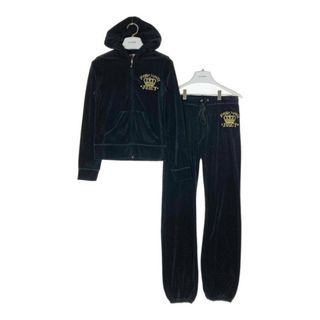 Juicy Couture - ★JUICYCOUTURE ジューシークチュール  TRACKSUIT トラックスーツ 34460 92918 ベロアセットアップ ブラック 上下size:S