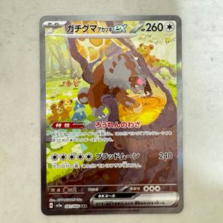 ポケモン(ポケモン)のガチグマex SAR クリムゾンヘイズ(シングルカード)