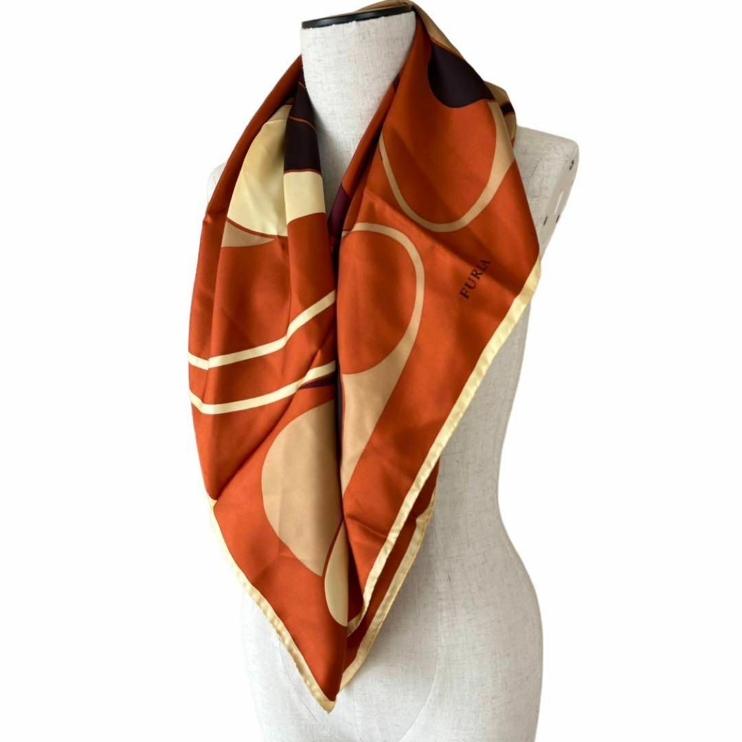 Furla(フルラ)のフルラ　シルクスカーフ レディースのファッション小物(バンダナ/スカーフ)の商品写真