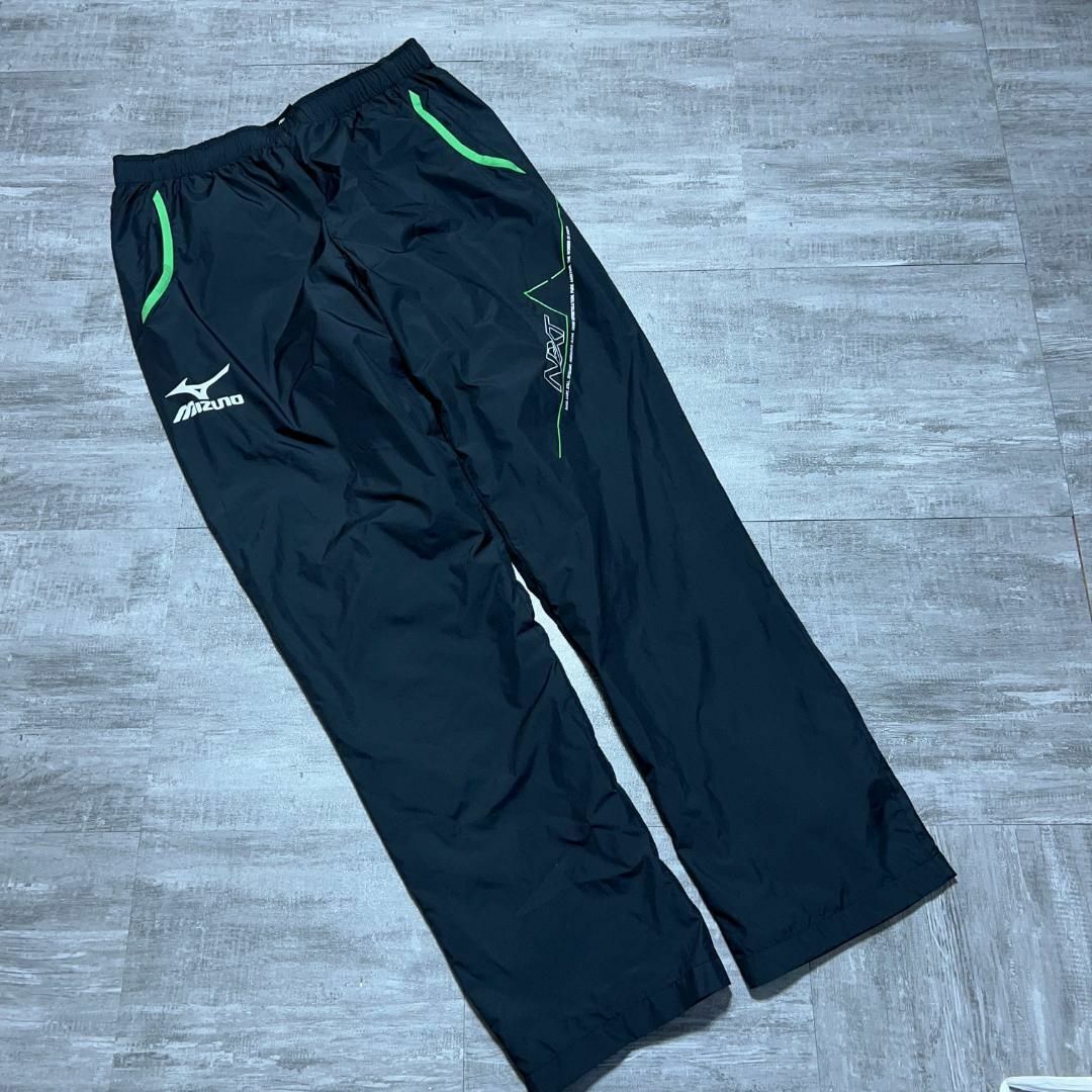 MIZUNO(ミズノ)の美品 MIZUNO ミズノ N-XT ナイロンパンツ 大きいサイズ 黒 2XL メンズのパンツ(その他)の商品写真