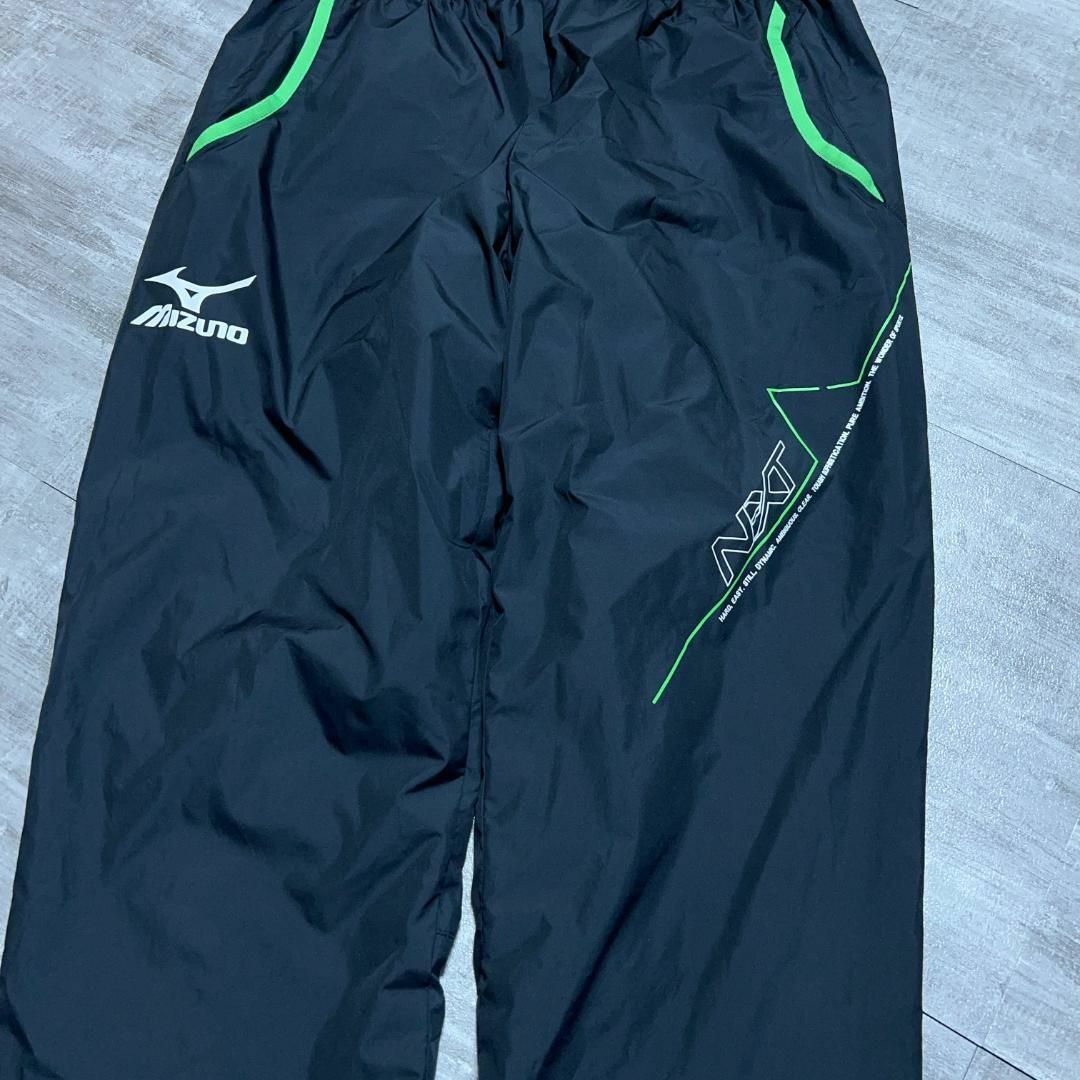 MIZUNO(ミズノ)の美品 MIZUNO ミズノ N-XT ナイロンパンツ 大きいサイズ 黒 2XL メンズのパンツ(その他)の商品写真