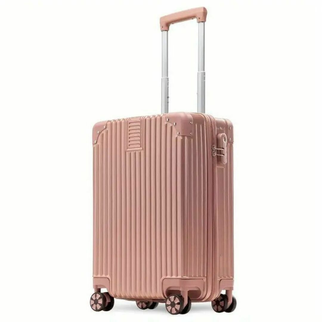 スーツケース キャリーバッグ 白 ホワイト トラベル トロリーダイヤル錠 旅行 レディースのバッグ(スーツケース/キャリーバッグ)の商品写真