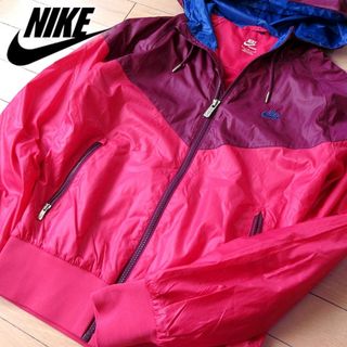 NIKE - 美品 M ナイキ NIKE レディース ウインドブレーカー パーカージャケット