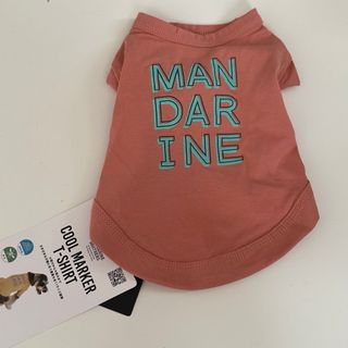 マンダリンブラザーズ(MANDARINE BROTHERS)のマンダリンブラザーズ 犬服 ピーチ S 新品タグ付(犬)