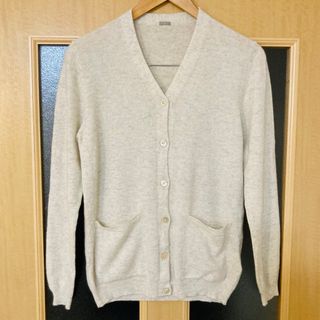 マーガレットハウエル(MARGARET HOWELL)の美品！【MARGARET HOWELL】カシミヤ　カーディガン(カーディガン)