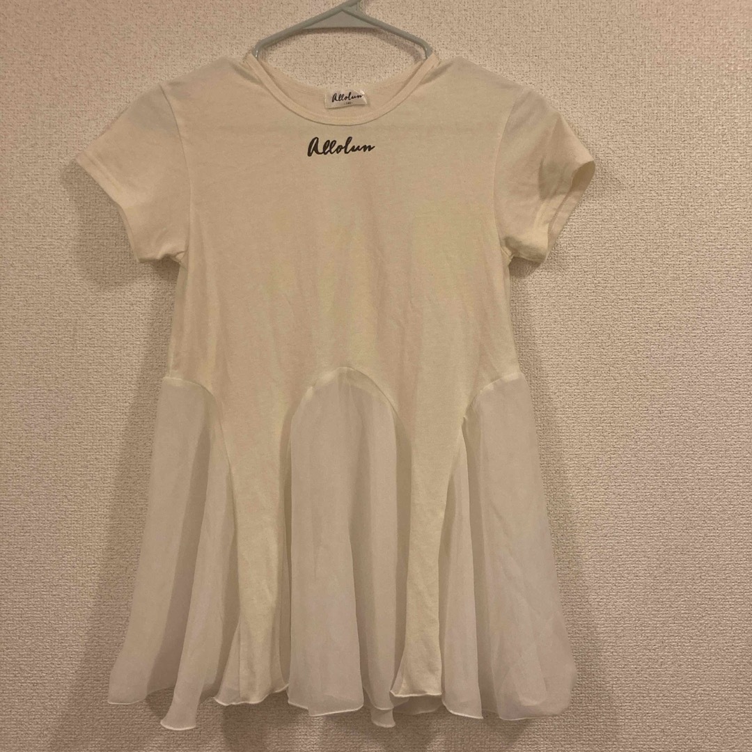 F.O.KIDS(エフオーキッズ)の新品未使用　FOキッズ　オールオルン　Tシャツワンピース キッズ/ベビー/マタニティのキッズ服女の子用(90cm~)(Tシャツ/カットソー)の商品写真