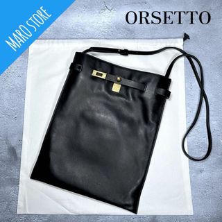 オルセット(ORSETTO)の【美品】ORSETTO オルセット スクエア ショルダーバッグ(ショルダーバッグ)