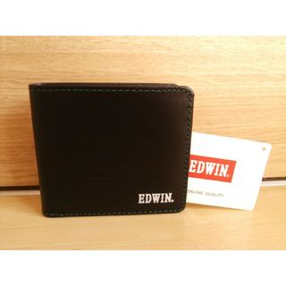 EDWIN - 新品EDWIN*黒色ウォレット*未使用エドウィン*送料無料メンズ*二つ折り財布