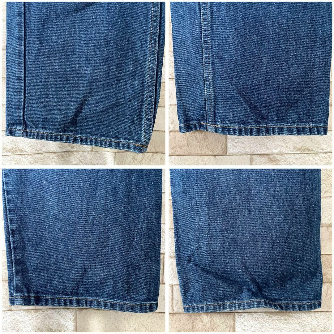 L.L.Bean(エルエルビーン)のエルエルビーン デニム メキシコ製 革タグ ブルー 40×30 メンズのパンツ(デニム/ジーンズ)の商品写真