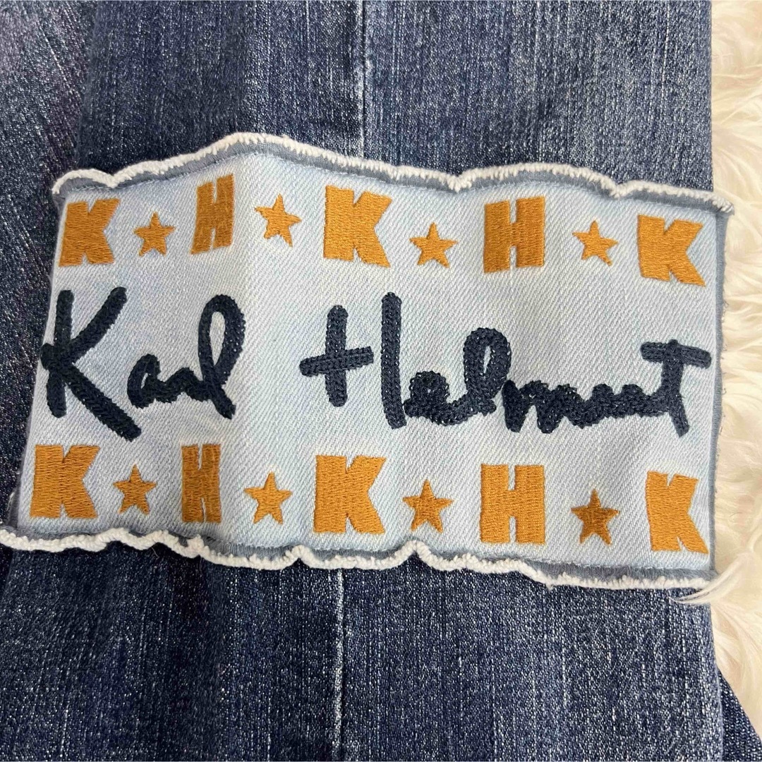 Karl Helmut(カールヘルム)の美品✨ カールヘルム メンズ ストレート ジーンズ デニムパンツ ワッペン M メンズのパンツ(デニム/ジーンズ)の商品写真