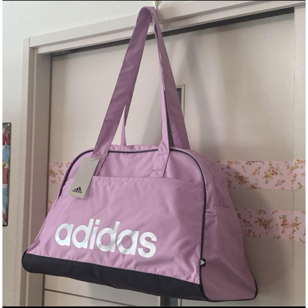 adidas(アディダス)のタグ付き未使用 adidas 軽量 肩掛けボストンバッグ アディダス ジムバッグ レディースのバッグ(ボストンバッグ)の商品写真