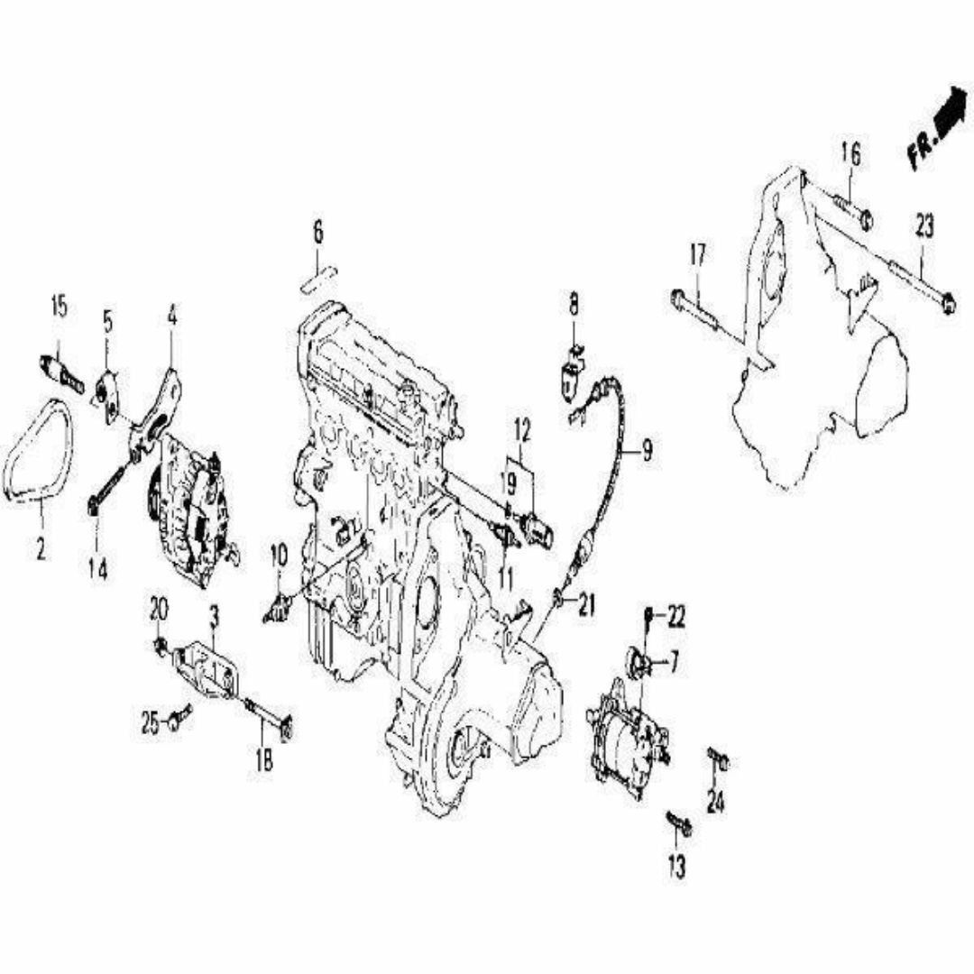 ホンダ(ホンダ)のホンダ インテグラ RSX ウォーターテンプセンサー エンジン冷却水温度センサー 自動車/バイクの自動車(車種別パーツ)の商品写真