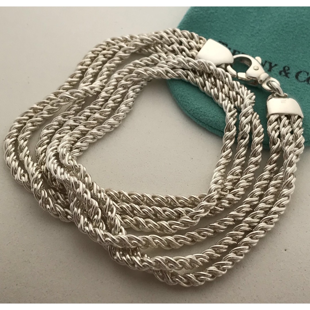 Tiffany & Co. - Tiffany 三連ロープネックレス希少の通販 by Tiffany & Co. - Tiffany 三連ロープネックレス希少の通販 by