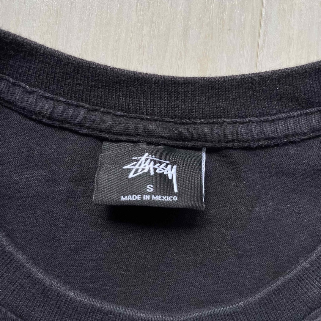 STUSSY(ステューシー)のstussy ステューシー ロンt ブラック S tシャツ ストリート ロゴ メンズのトップス(Tシャツ/カットソー(七分/長袖))の商品写真