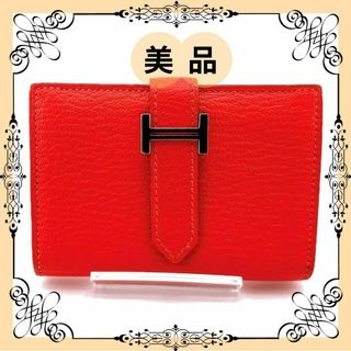 エルメス(Hermes)のエルメス ベアンミニ シェブルミゾル コインケース 刻印:X(財布)