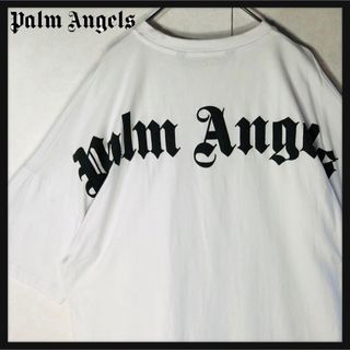 パームエンジェルス(PALM ANGELS)の【超人気デザイン】パームエンジェル ビックロゴ オーバーサイズ Tシャツ XL(Tシャツ/カットソー(半袖/袖なし))