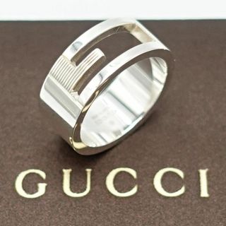 グッチ(Gucci)の【13号・超美品】GUCCI グッチ ブランテッド リング 指輪 シルバー(リング(指輪))