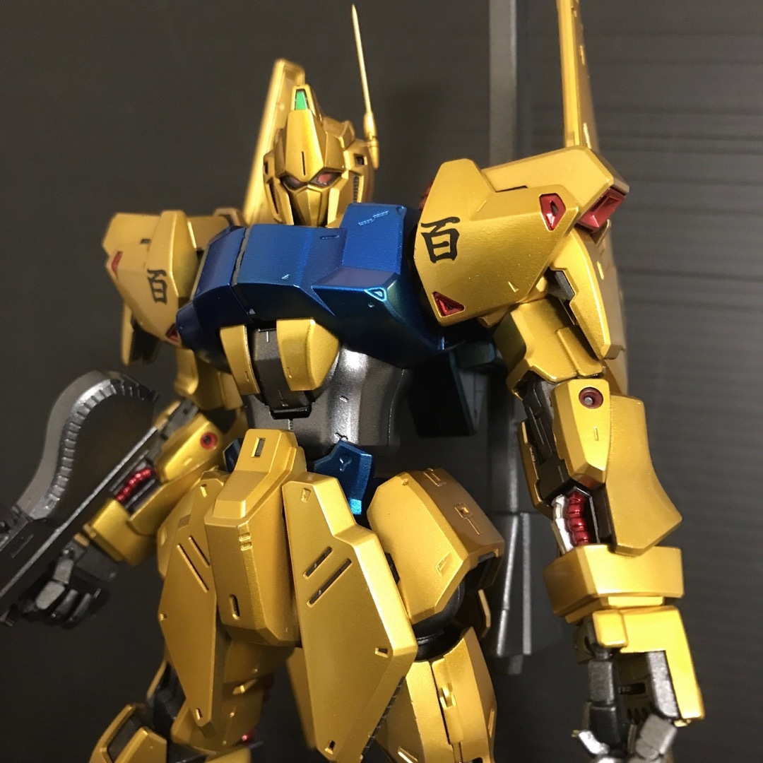 BANDAI NAMCO Entertainment(バンダイナムコエンターテインメント)のMG 百式 完成品 ガンプラ キャンディ 塗装仕上げ エンタメ/ホビーのおもちゃ/ぬいぐるみ(模型/プラモデル)の商品写真