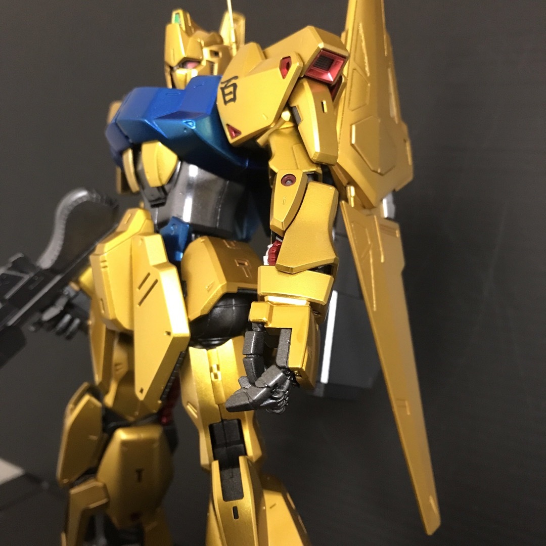 BANDAI NAMCO Entertainment(バンダイナムコエンターテインメント)のMG 百式 完成品 ガンプラ キャンディ 塗装仕上げ エンタメ/ホビーのおもちゃ/ぬいぐるみ(模型/プラモデル)の商品写真