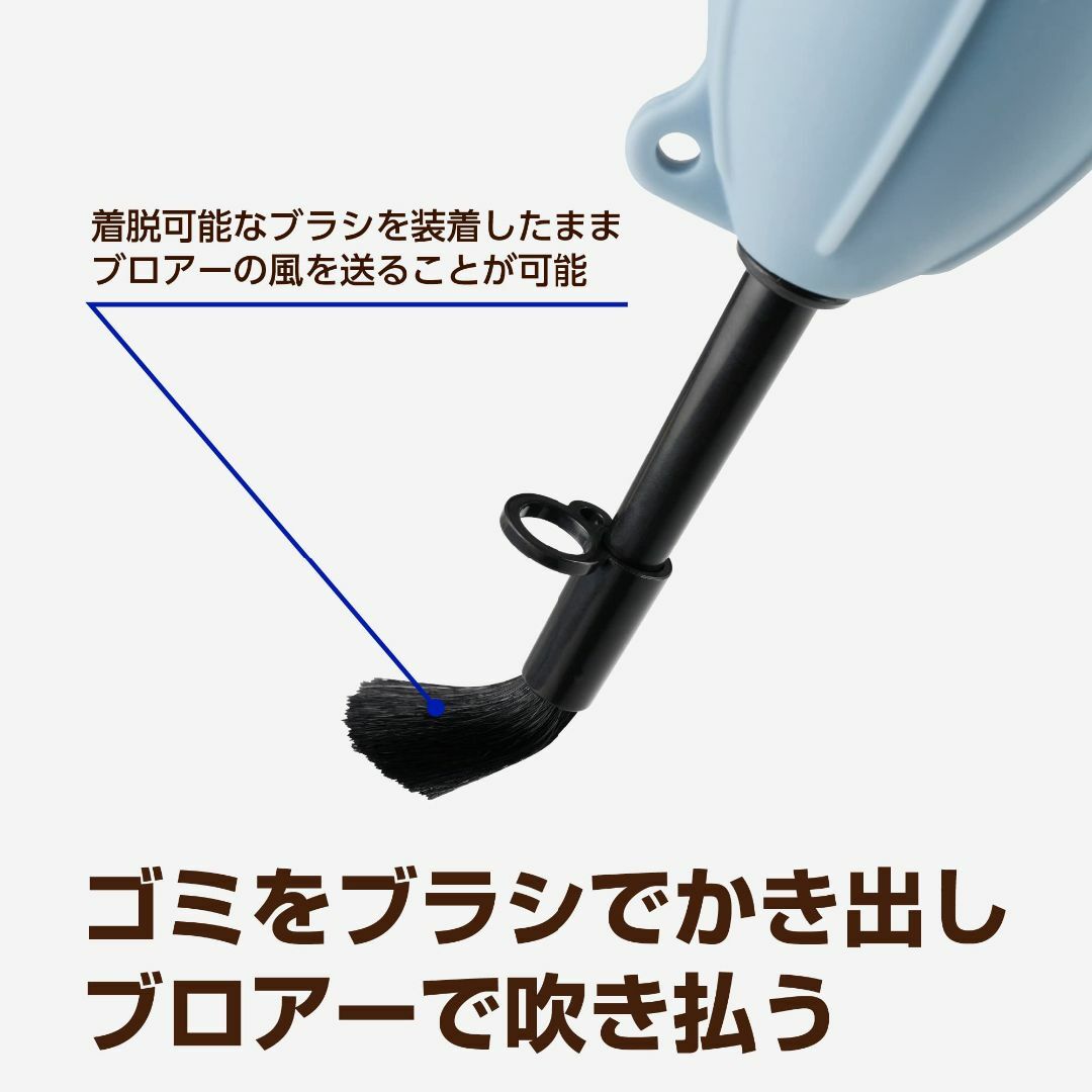 【色: スモーキーブルー】ハクバ HAKUBA メンテナンス用品 シリコンブロア スマホ/家電/カメラのカメラ(その他)の商品写真