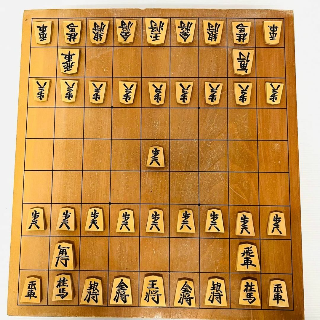 将棋駒　天心　作　将棋盤セット 将棋盤 将棋駒 ヘソ付 エンタメ/ホビーのおもちゃ/ぬいぐるみ(その他)の商品写真