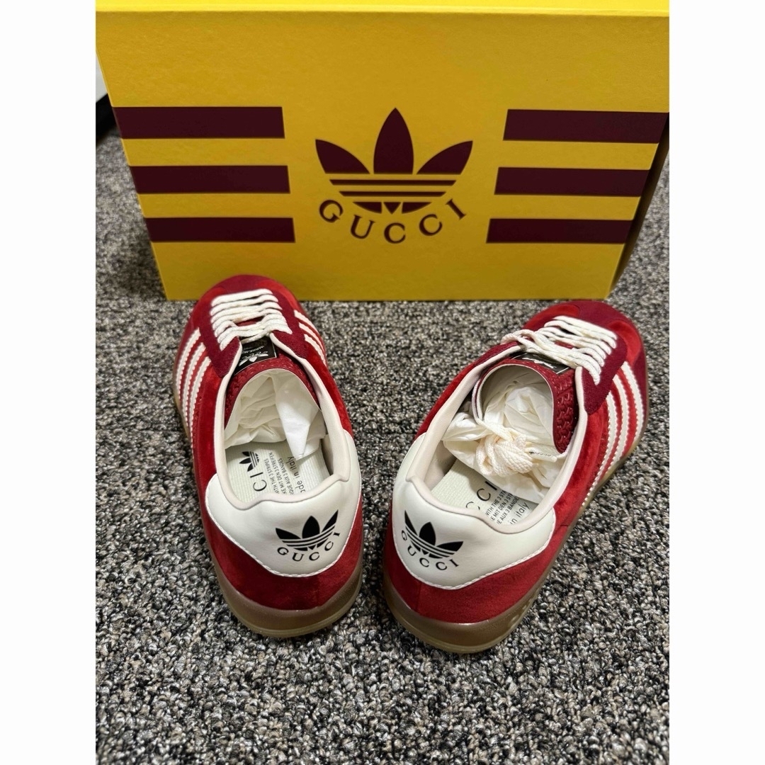 Gucci(グッチ)のGUCCI adidas  Gazelle ガゼル　スニーカー　25.5センチ メンズの靴/シューズ(スニーカー)の商品写真