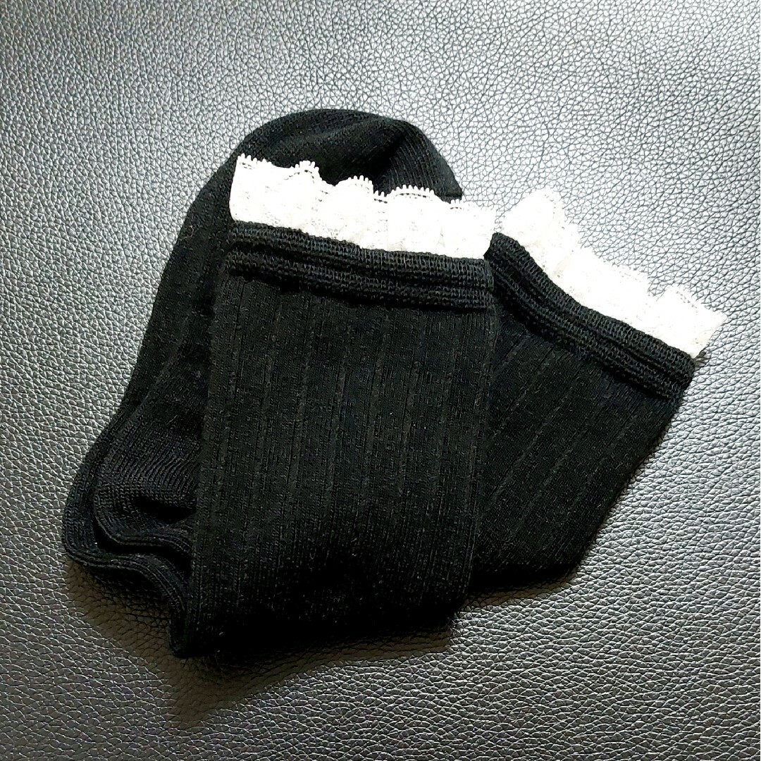 ガールズフリル🧦ソックス　１足 レディースのレッグウェア(ソックス)の商品写真